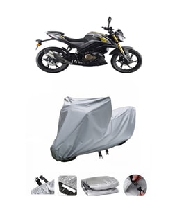 QJ SRK 125 S  Gri Motosiklet Brandası ARKA ÇANTA UYUMLU DEĞİLDİR