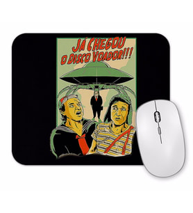 Chaves Ja Chegou O Disco Voador Mouse Pad
