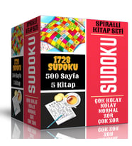 Spiralli Sudoku Kitap Seti (1728 Süper Sudoku)