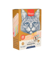 Wanpy Karışık Ra-Mix Sıvı Kedi Ödülü (25 x 14 g)