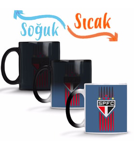 Spfc São Paulo Fc Sihirli Kupa Bardak Porselen