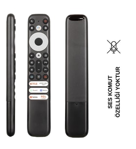 (SES KOMUTSUZ) TCL RC902V RMR1 -21BN NETFLIX-PRIME VIDEO-GUARD-MEDIA-YOUTUBE TUŞLU LCD LED TV KUMANDASI