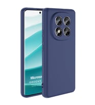 Microsonic Xiaomi Redmi Note 14 Pro 4G Kılıf Groovy Soft Lacivert (Lacivert)