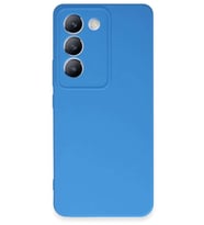 V30 Lite 4G Kılıf First Silikon - Mavi