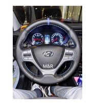 Hyundai i20  Kaplama Deri Direksiyon Kılıfı