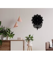 BK Gift Dekoratif 45cm Ahşap Duvar Saati-107