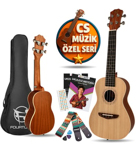 Fourtune Sydra UKC-23NT Concert Ukulele Maun Hakiki Ağaç (ÖZEL SERİ) (Naturel)