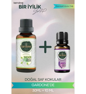 Yasemin 30 ML + Lavanta 10 ML ( Oda Kokusu Aroma Terapi Buhurdanlık / Difüzör Yağı ) Set 2 Adet