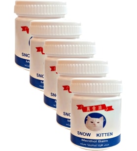 Hintohu Menthol Balm Snow Kitten 50 ml 5 Adet Toplam 250 ml
