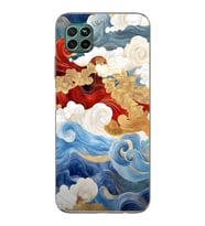 Huawei P40 Lite Uyumlu Baskılı Yumuşak Silikon Şeffaf Telefon Kılıfı