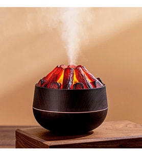 Monalisa Home 300ml Şenlik Ateşi Uçucu Yağ Difüzörü, Romantik Atmosfer, Aromaterapi (Koyu)