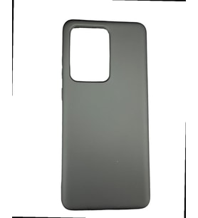 Galaxy S20 Ultra ile Uyumlu Cappy Silikon Kılıf Siyah