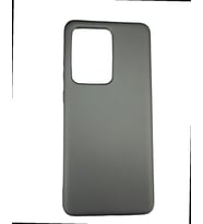 Galaxy S20 Ultra ile Uyumlu Cappy Silikon Kılıf Siyah