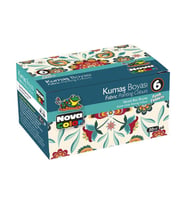 Nova Color Kumaş Boyası 6 Renk x 30 ml. Set 