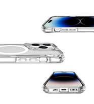 İphone 15 Pro Max Kılıf Şarj Özellikli  Magsafe Şeffaf Kapak