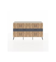 Arges Konsol 5 Raflı 3 Çekmeceli 8 Kapaklı 176x30x99 Aytaşı-Çam/Antrasit