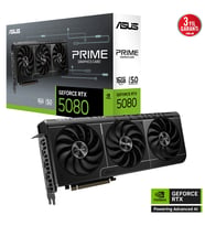 ASUS VGA PRIME-RTX5080-16G-NVIDIA-GEFORCE-RTX 5080-16GB GDDR7-256bit--OC-HDMI-3xDP-DLSS4 EKRAN KARTI