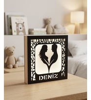 Kişiye Özel – Sevgililer Günü ve Yıl Dönümü Hediyesi Gece Lambası (Parlak Beyaz)