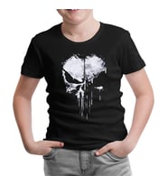 Punisher - Logo Punch Siyah Çocuk Tshirt