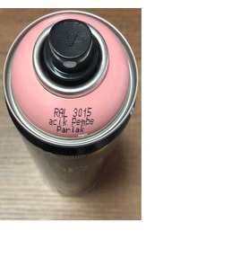 Motip Carat Ral 3015 Açık Pembe Boya 400 ml Germany