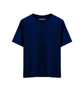 Erkek %100 Pamuk Oversize Tişört Basic Bisiklet Yaka Kısa Kollu T-Shirt