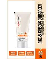 New Well Rice & Ginseng Sunscreen Spf50+  Pirinç Özlü Güneş Kremi 50 ML