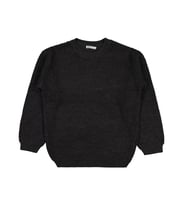 Civil Boys Waffle Örgülü 10-13 Yaş Kazak - Gri (Antrasit)