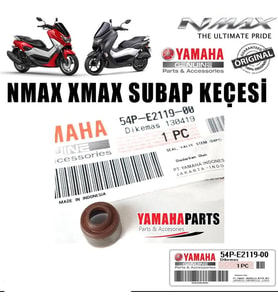 Yamaha Nmax 125 -155 ,Xmax 125 Subap Keçesi Orjinal 1 Adet Subap Lastiği 2015-24 Arasmoto (Siyah)