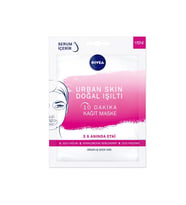 Nivea Urban Skin Doğal Işıltı 10 Dakika Kağıt Maske