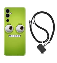 Tecno Pova 4 Kılıf Resimli Boyun Askılı İpli Desenli Silikon Series Green 1832