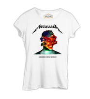 Metallica - Hardwired to Self-destruct Beyaz Kadın Tshirt