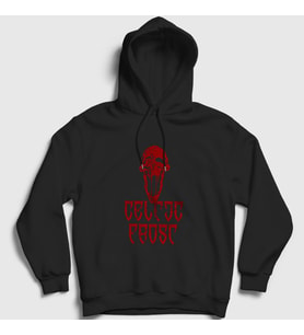 Presmono Unisex Siyah Skull Celtic Frost Kapüşonlu Sweatshirt 387503tt