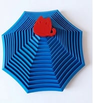 Montessori Eğitici Geometrik Yıldız - KediFigürlü Akıl Ve Zeka Oyuncağı - Motor Becerisi (Mavi)