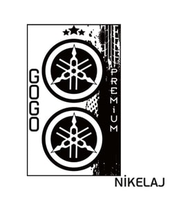 Yamaha Uyumlu (5X5 Cm) İkili Damlasız Etiket