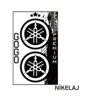 Yamaha Uyumlu (5X5 Cm) İkili Damlasız Etiket