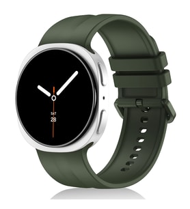 Lexroo Galaxy Watch 9 40mm KRD-159 22mm Silikon Kordon - Yeşil