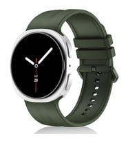Lexroo Galaxy Watch 9 40mm KRD-159 22mm Silikon Kordon - Yeşil