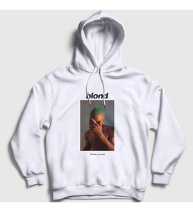 Presmono Unisex Beyaz Blond Müzik Frank Ocean Kapüşonlu Sweatshirt 507141tt