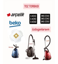 Arçelik Beko Süpürge Toz Torbası 10 Adet