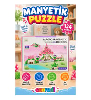 6602 MANYETİK PUZZLE 124 PARÇA