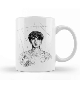 Bts Jimin Rain Kupa Bardak Porselen