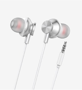 H340 Kulak İçi Mikrofonlu Kablolu Kulaklık HD Audio 3.5mm Beyaz