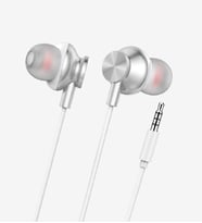 H340 Kulak İçi Mikrofonlu Kablolu Kulaklık HD Audio 3.5mm Beyaz