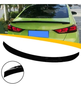 Hyundai Elantra Bagaj Üstü Spoiler Parlak Siyah Spoyler Plastik İthal 2019+