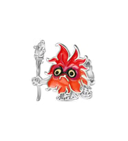 Ateş Kralı Gümüş Charm