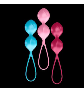 Satisfyer V Balls 3 Adet Yumuşak Dokulu Kegel Egzersiz Top Seti