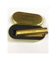 Sevgililer Gününe Özel Kutulu Gold Renk Clipper Çakmak İsim Yazılabilir