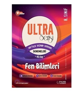 Palme Yayıncılık 8. Sınıf Ultra Serisi Fen Bilimleri Denemeleri 45 Föy