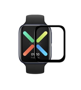 Lexroo Oppo Watch 41mm PMMA Pet Saat Ekran Koruyucu - Siyah
