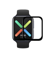 Lexroo Oppo Watch 41mm PMMA Pet Saat Ekran Koruyucu - Siyah